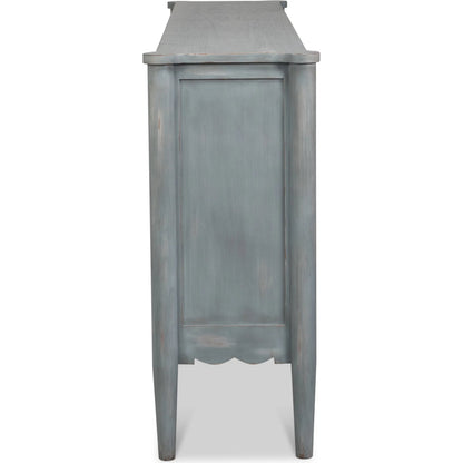 Dutch Sideboard by Sarreid Ltd. in grey and pine, antique grey. Made from unique in a unique style.