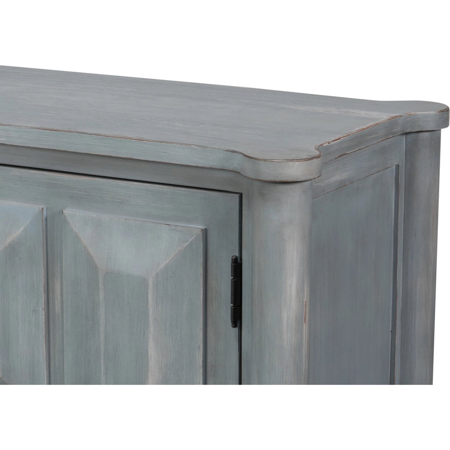 005 SI-2635424 | Additional Silo | Dutch Sideboard by Sarreid Ltd. in grey and pine, antique grey. Made from unique in a unique style.