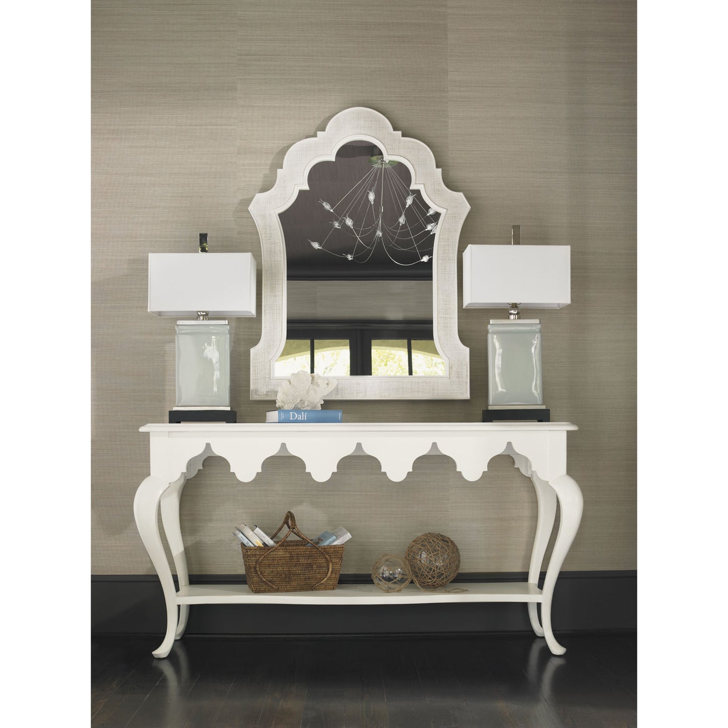 002 SR-836404 | Lifestyle | Sandys Mirror by Tommy Bahama Home. Made from unique in a transitional style.