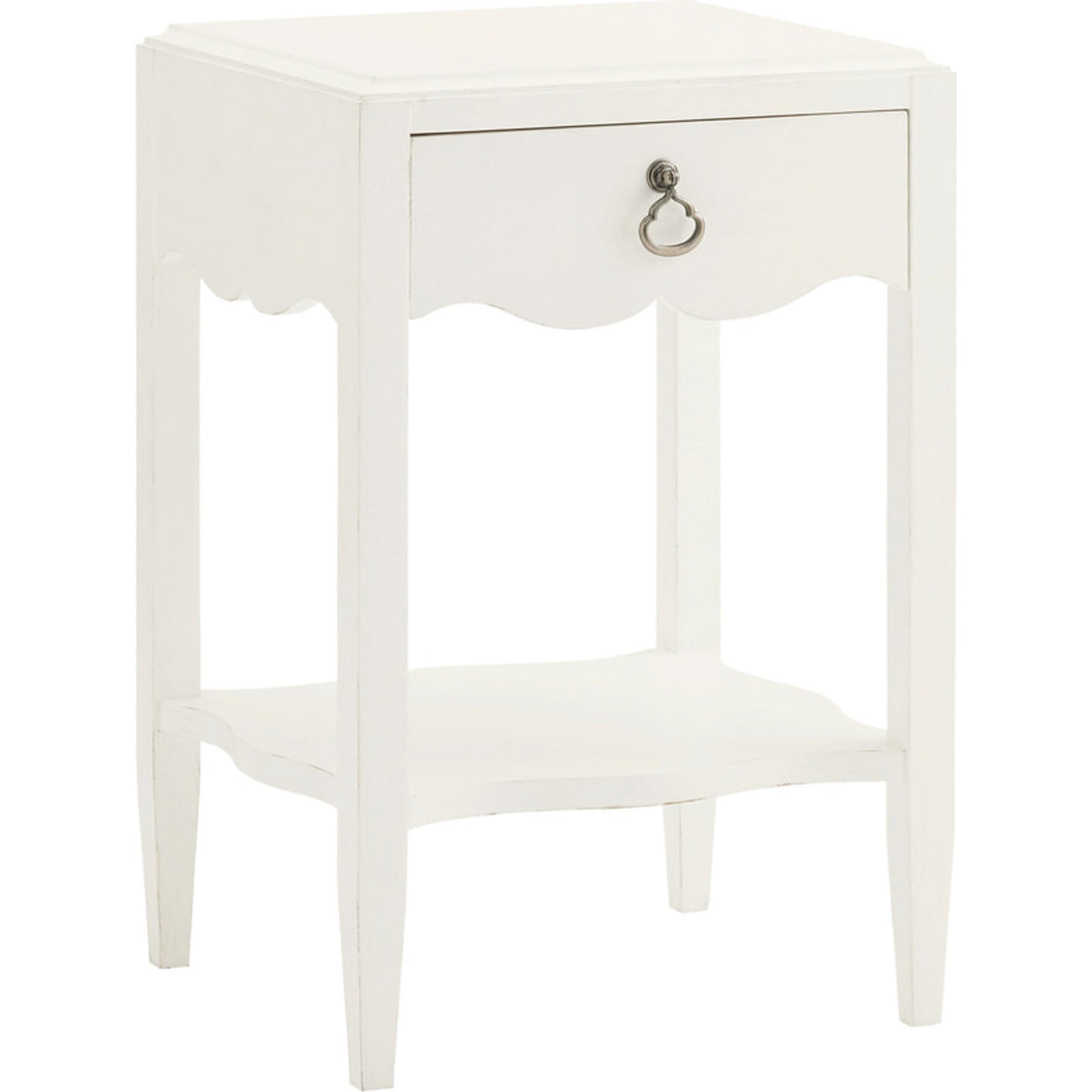 Water Street Bedside Table by Tommy Bahama Home in ivory. Made from unique in a transitional style.