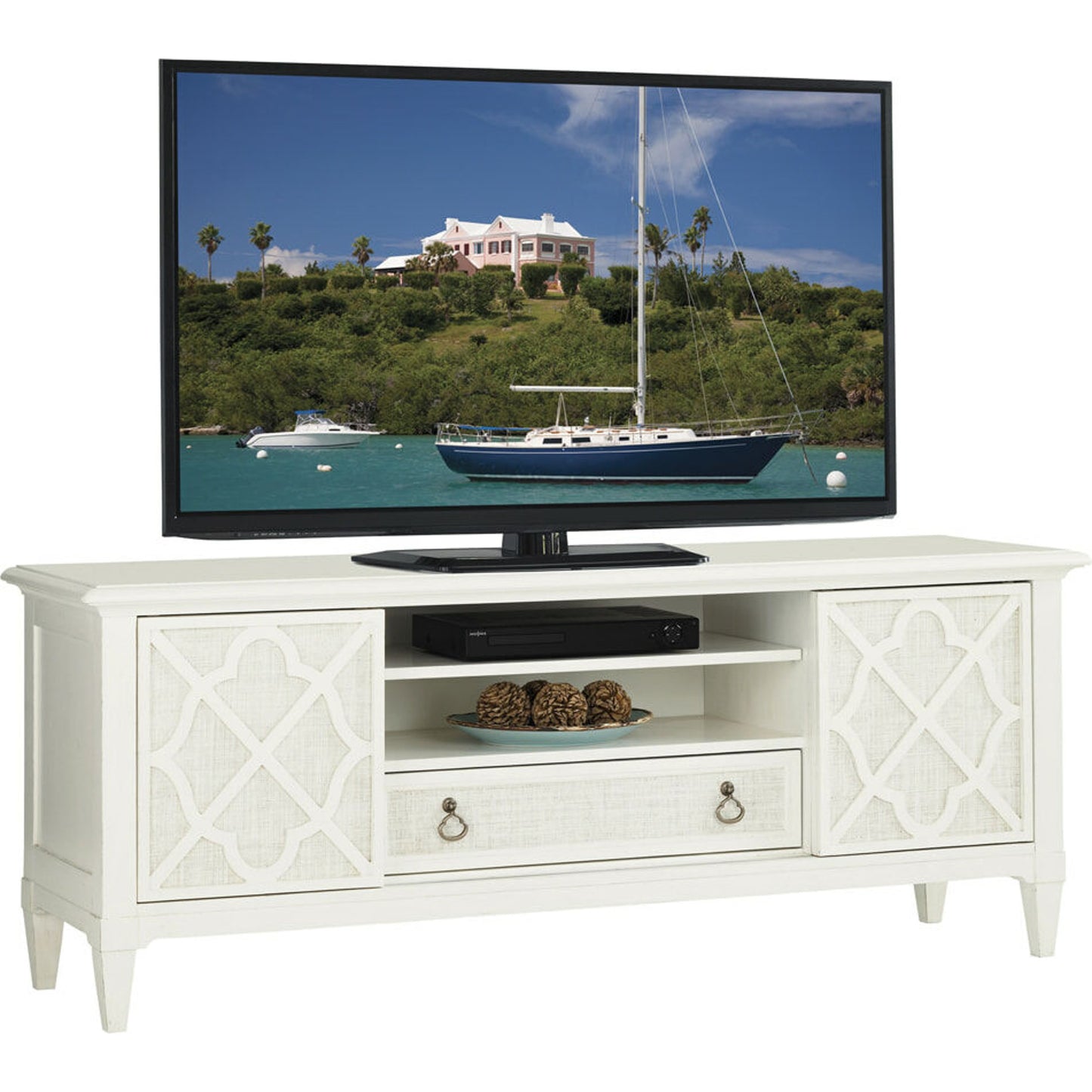 001 SR-836565 | Primary Silo | Wharf Street Media Console by Tommy Bahama Home. Made from unique in a cottage & farmhouse style.