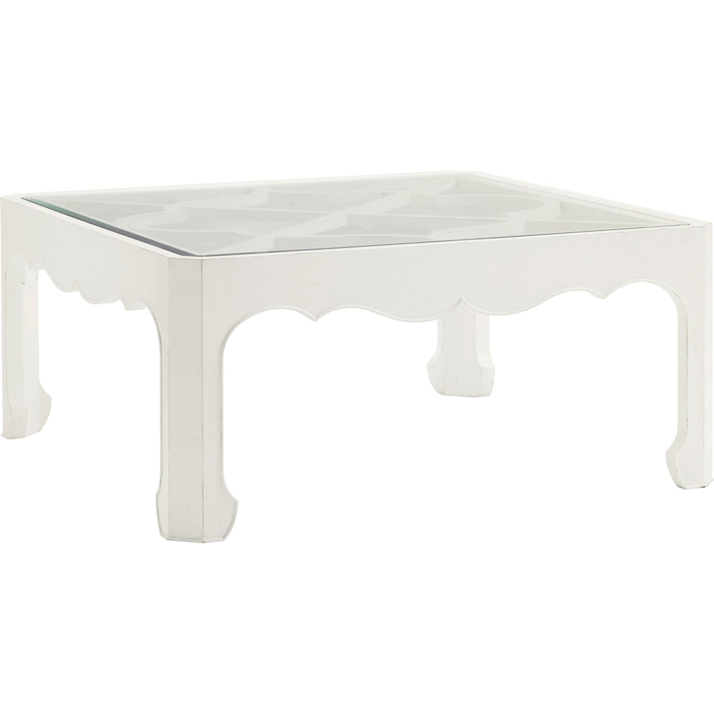 001 SR-836006 | Primary Silo | Cassava Cocktail Table by Tommy Bahama Home in white. Made from unique in a transitional style.