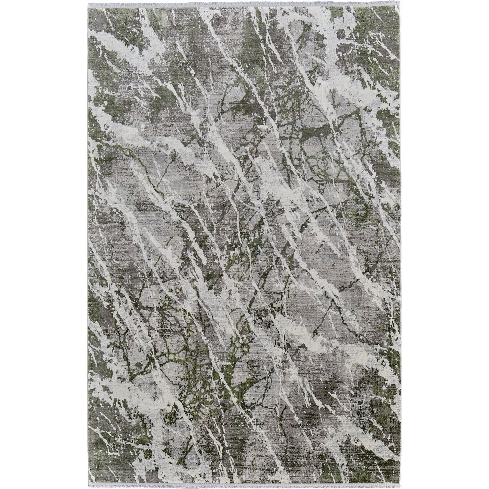 Cadiz Rug - 86639N6F by Feizy in gray, green, taupe. Made from viscose, acrylic in a unique style.