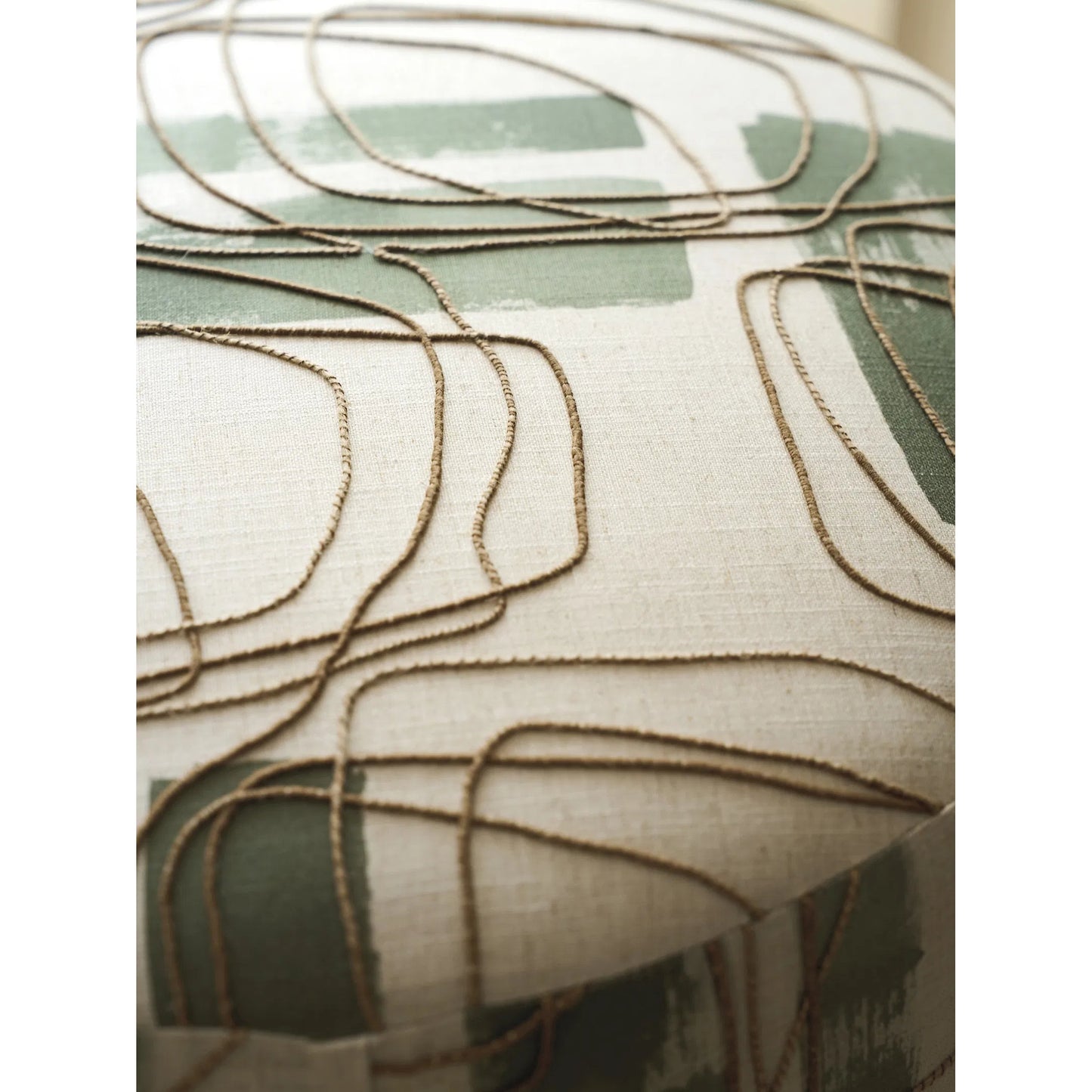 002 SI-2371283 | Closeup | Three Arch Swivel Ottoman by Lexington. Made from unique in a eclectic & global style.