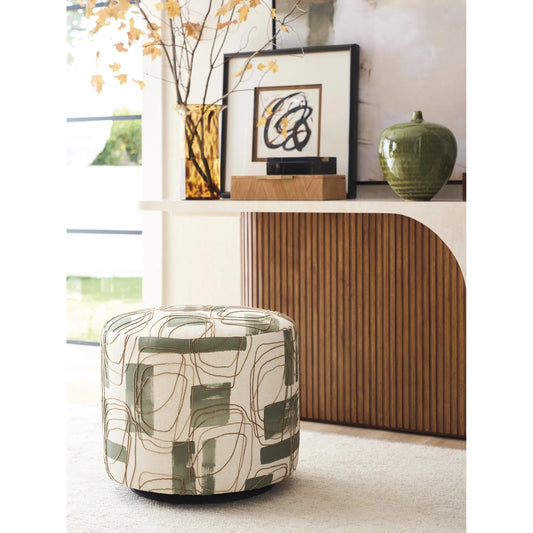 Three Arch Swivel Ottoman by Lexington. Made from unique in a unique style.