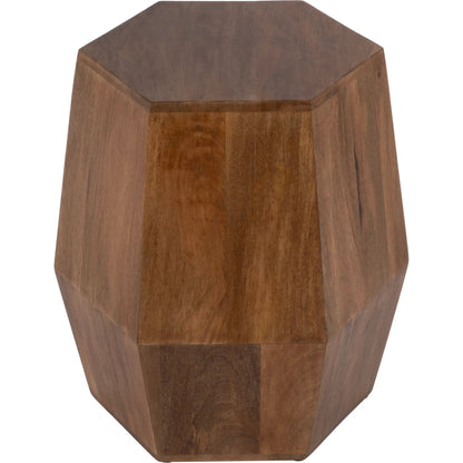 Gulchatai Hexagon Side Table by Butler Specialty Company. Made from mango wood in a unique style.