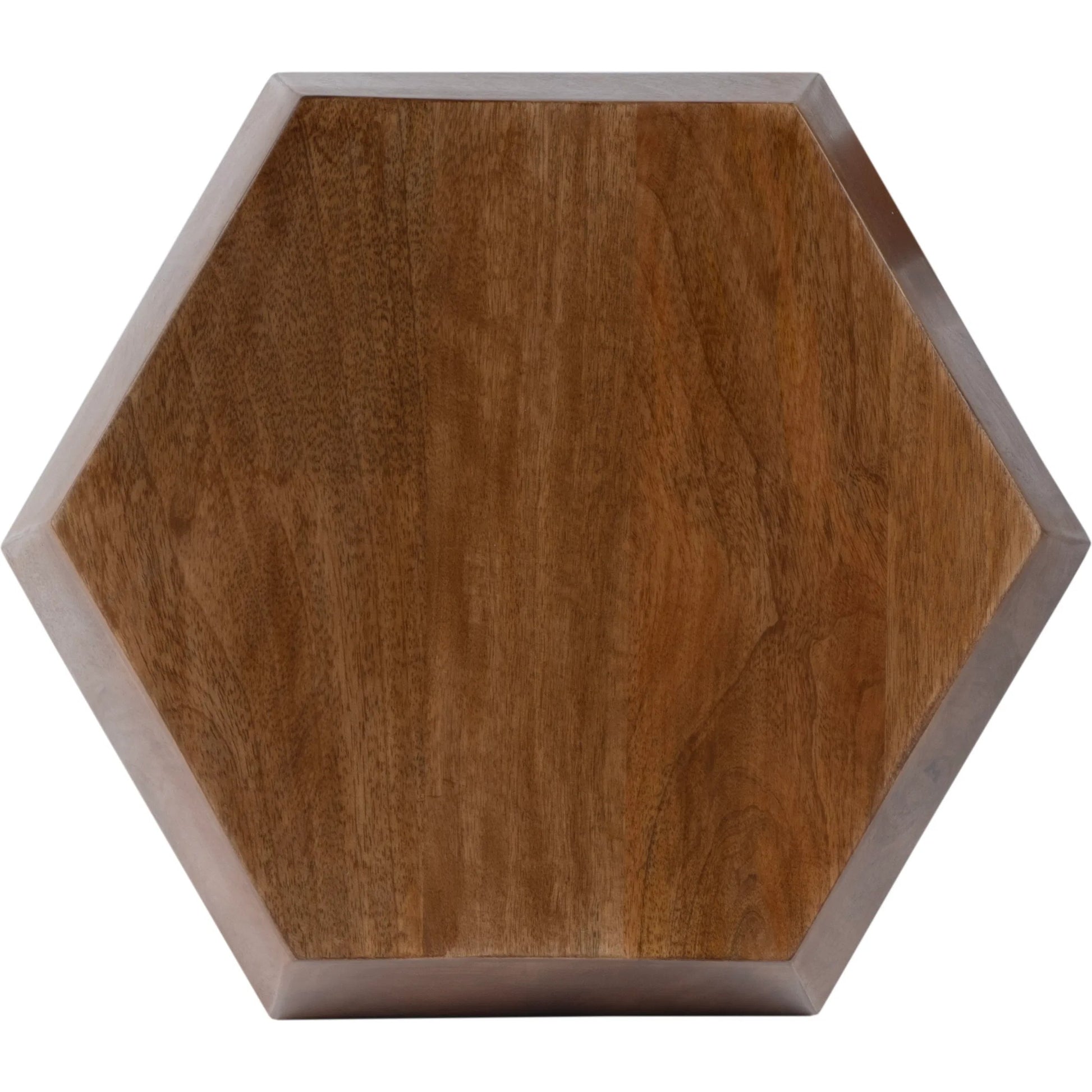 Gulchatai Hexagon Side Table by Butler Specialty Company. Made from mango wood in a unique style.
