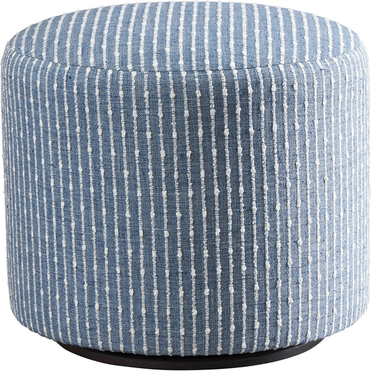 Three Arch Swivel Ottoman by Lexington in blue and blue. Made from unique in a modern style.