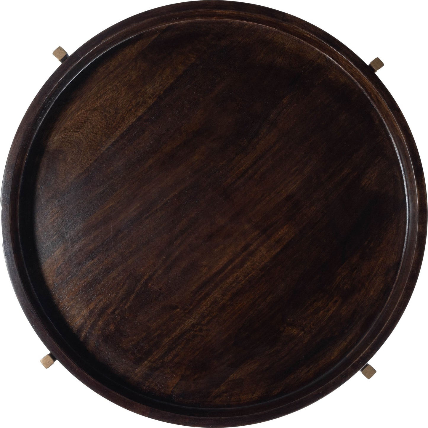 006 SR-770449 | Additional Silo | Damirra Accent Table by Butler Specialty Company in dark brown and butler loft. Made from mango wood, iron in a rustic style.