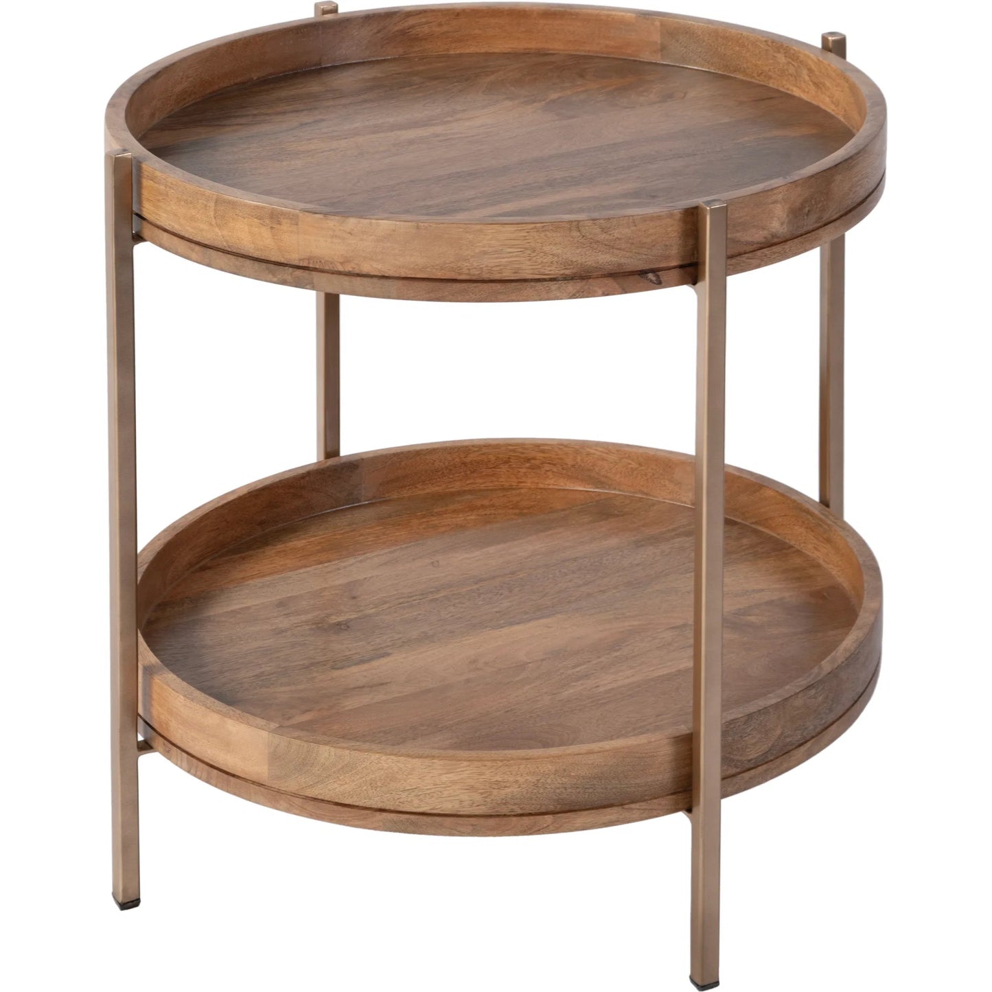 000 SI-2448136 | Primary Silo | Damirra Side Table by Butler Specialty Company in natural. Made from mango solids, iron in a transitional style.