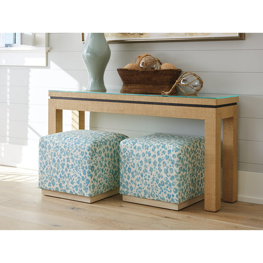 Harbor Raffia Console by Lexington. Made from unique in a modern style.
