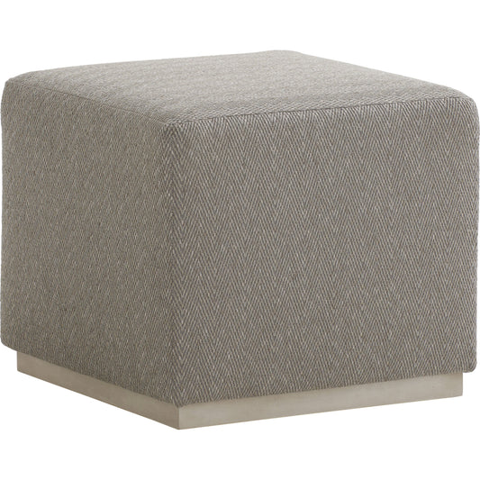 Colby Ottoman by Lexington in charcoal. Made from unique in a transitional style.