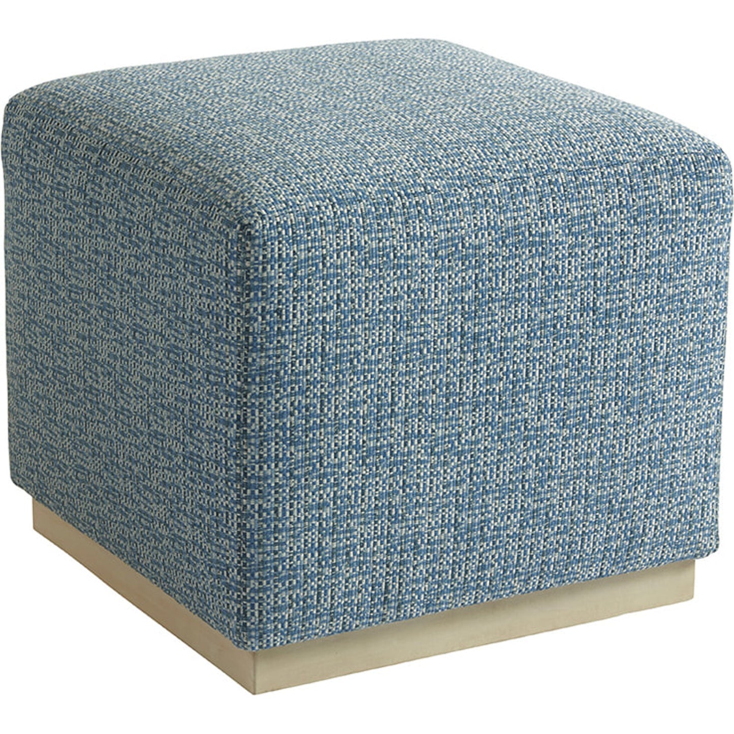 001 SR-834823 | Primary Silo | Colby Ottoman Lagoon by Barclay Butera in lagoon. Made from unique in a transitional style.