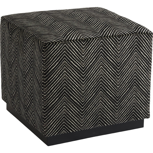 Colby Ottoman by Lexington in onyx. Made from unique in a eclectic & global style.