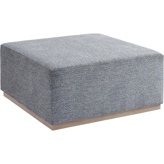 Clayton Cocktail Ottoman by Lexington in blue. Made from unique in a modern style.