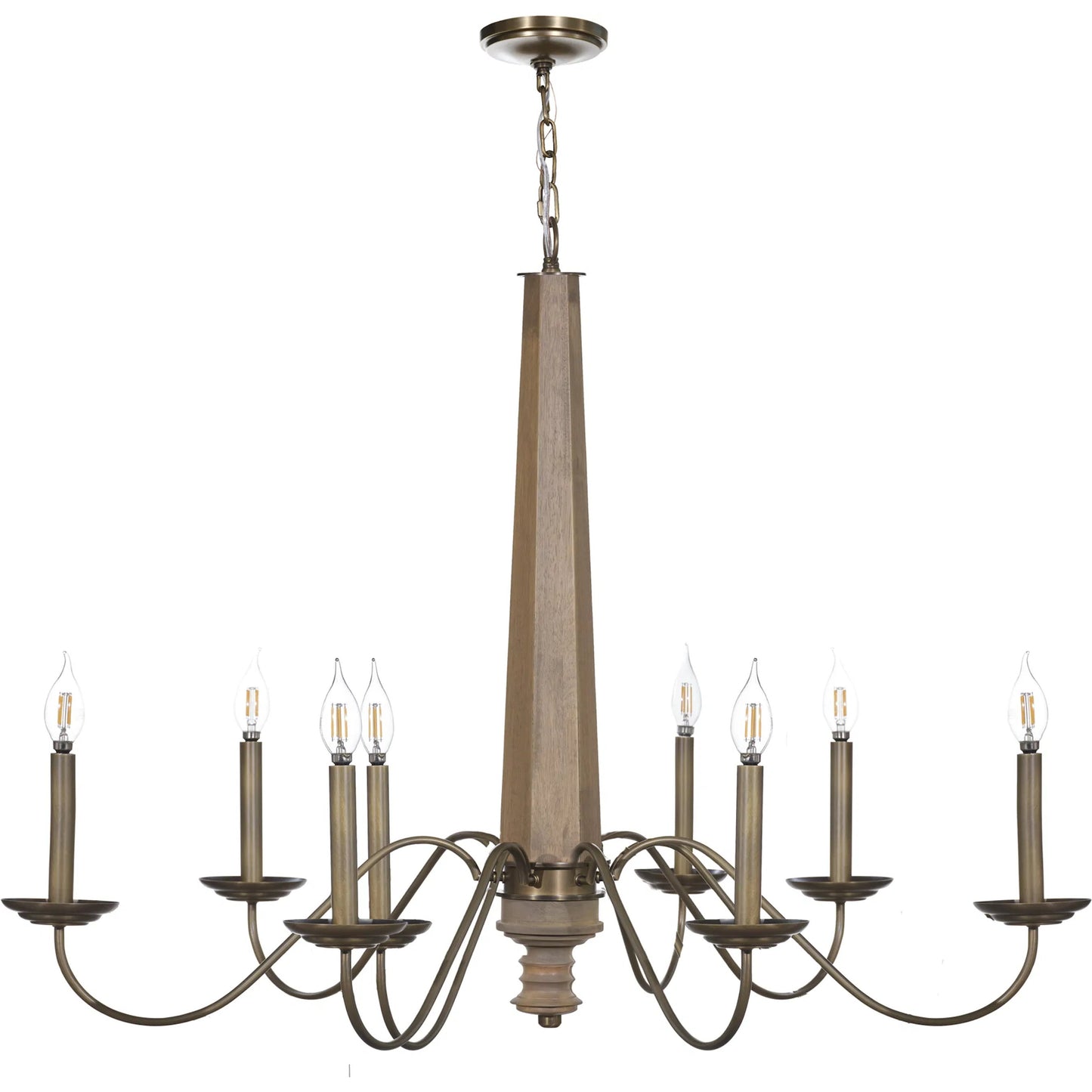 001 SI-2445088 | Primary Silo | Dinner 8-Light Chandelier by Varaluz in heritage bronze. Made from unique in a modern style.