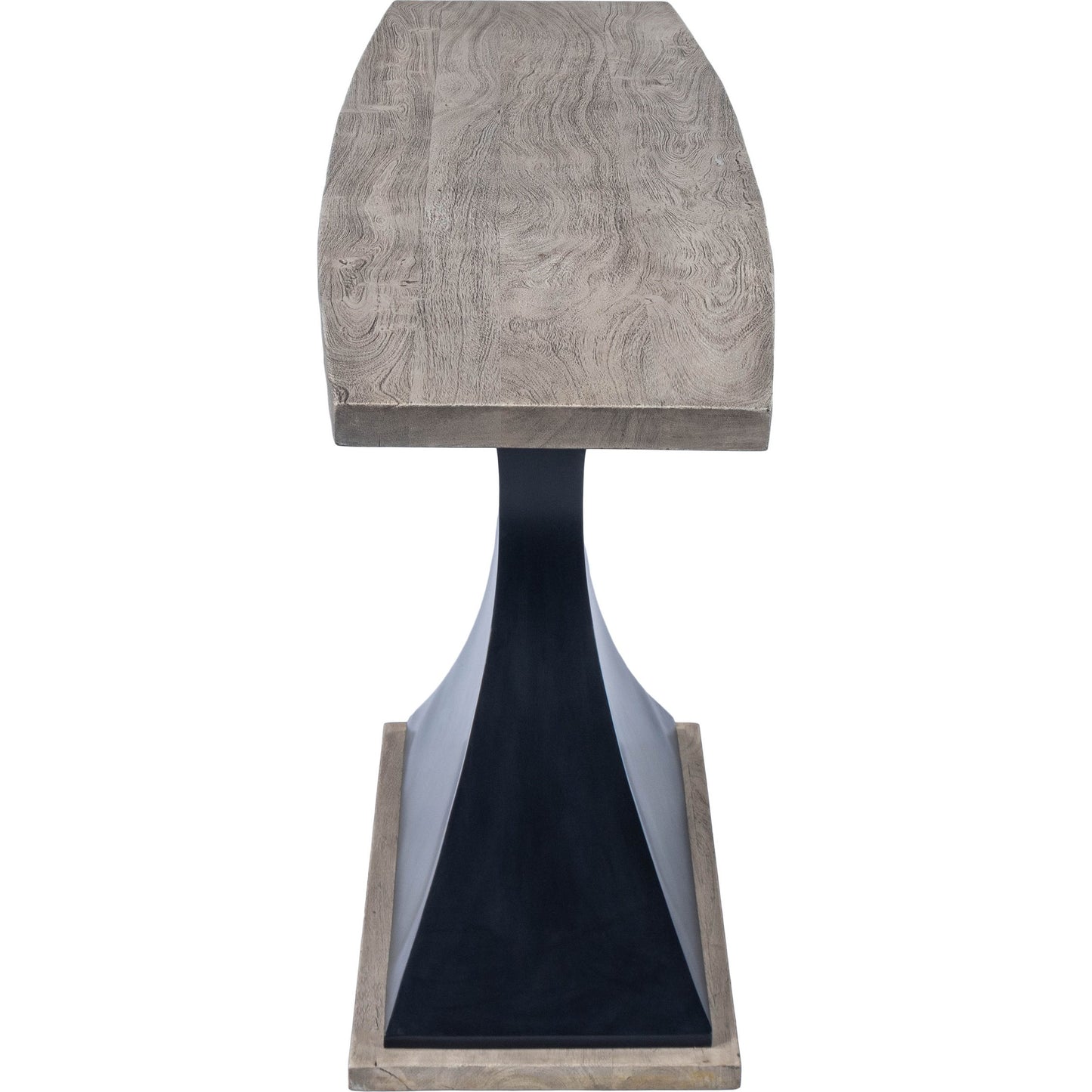 003 SR-770485 | Additional Silo | Lidiya Console Table by Butler Specialty Company in gray and metalworks. Made from acacia wood, gray sandwash finish, iron, black powder coat finish in a modern style.