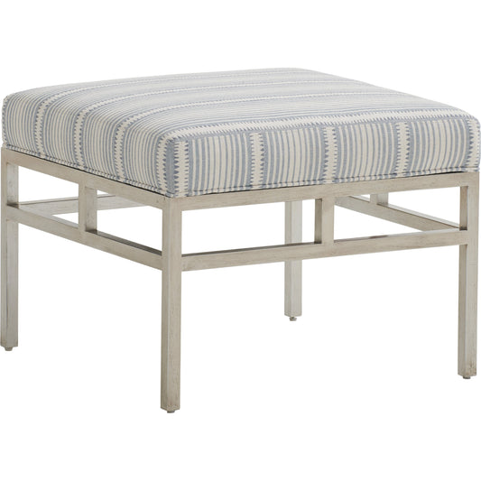 Lucca Metal Ottoman by Lexington. Made from unique in a coastal style.