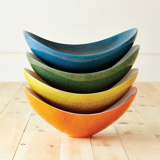 Swoop Bowl by Global Views. Made from ceramic in a modern style.
