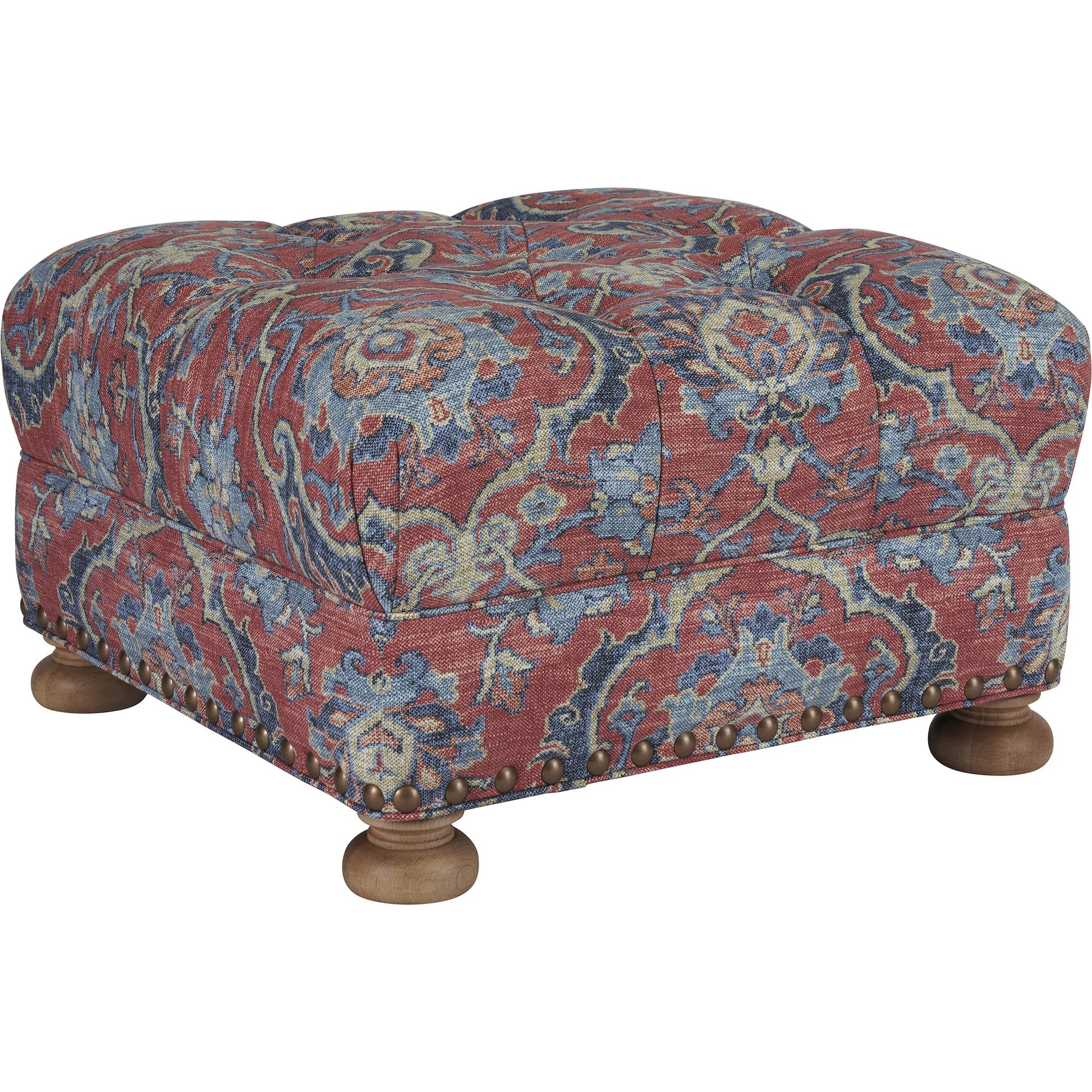 Winslow Ottoman by Lexington in shell. Made from unique in a unique style.