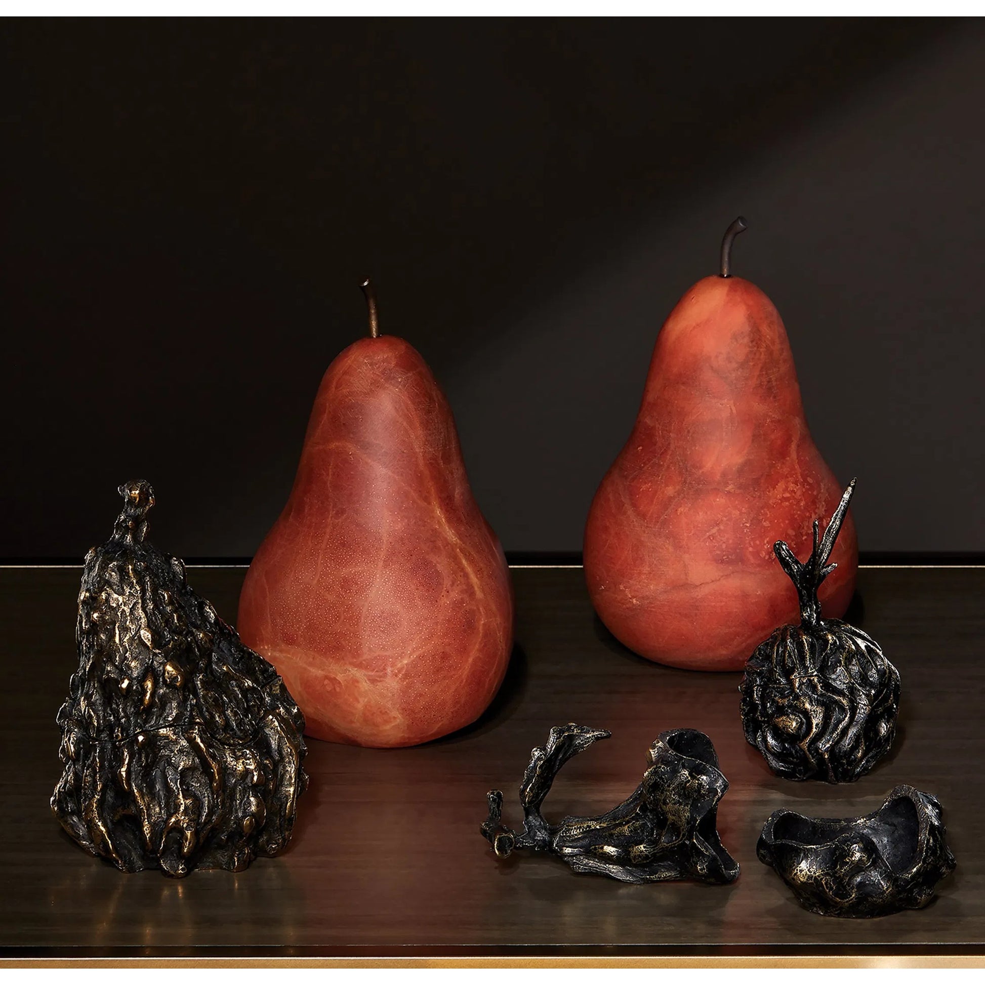 Poire by Global Views. Made from alabaster in a eclectic & global style.