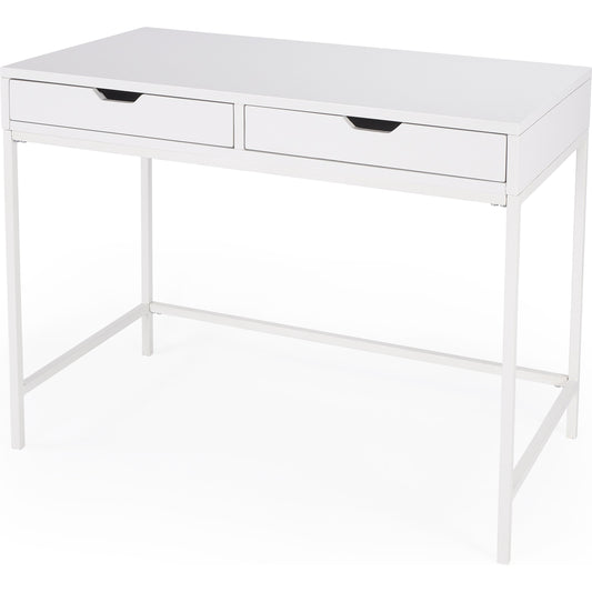 Belka Desk by Butler Specialty Company. Made from rubberwood, mahogany wood, iron in a modern style.