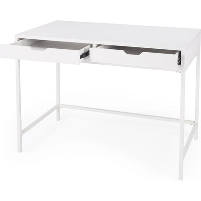 Belka Desk by Butler Specialty Company. Made from rubberwood, mahogany wood, iron in a modern style.