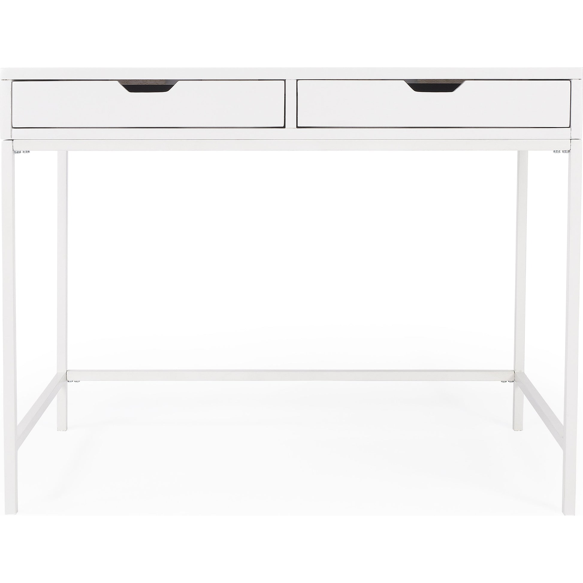 Belka Desk by Butler Specialty Company. Made from rubberwood, mahogany wood, iron in a modern style.