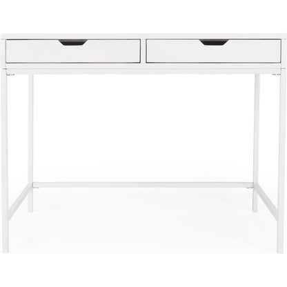 Belka Desk by Butler Specialty Company. Made from rubberwood, mahogany wood, iron in a modern style.