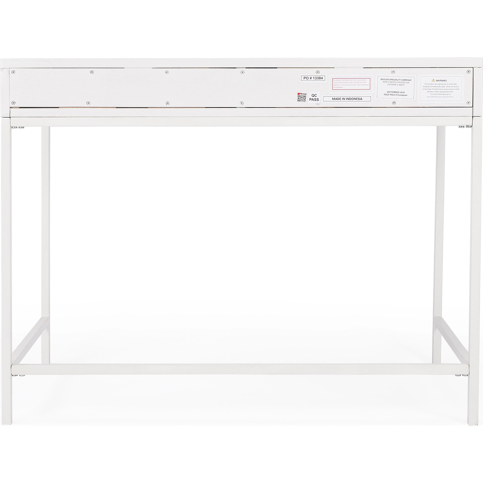 Belka Desk by Butler Specialty Company. Made from rubberwood, mahogany wood, iron in a modern style.