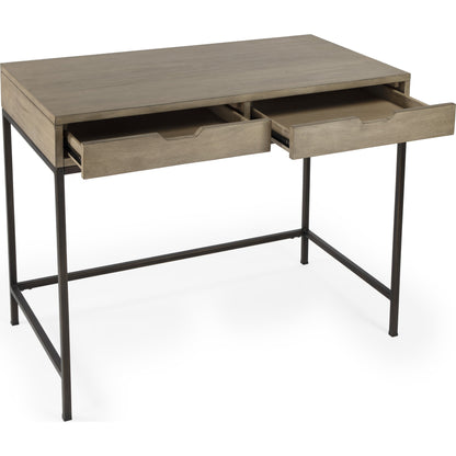 Belka Desk by Butler Specialty Company. Made from rubberwood, mahogany wood, iron in a modern style.