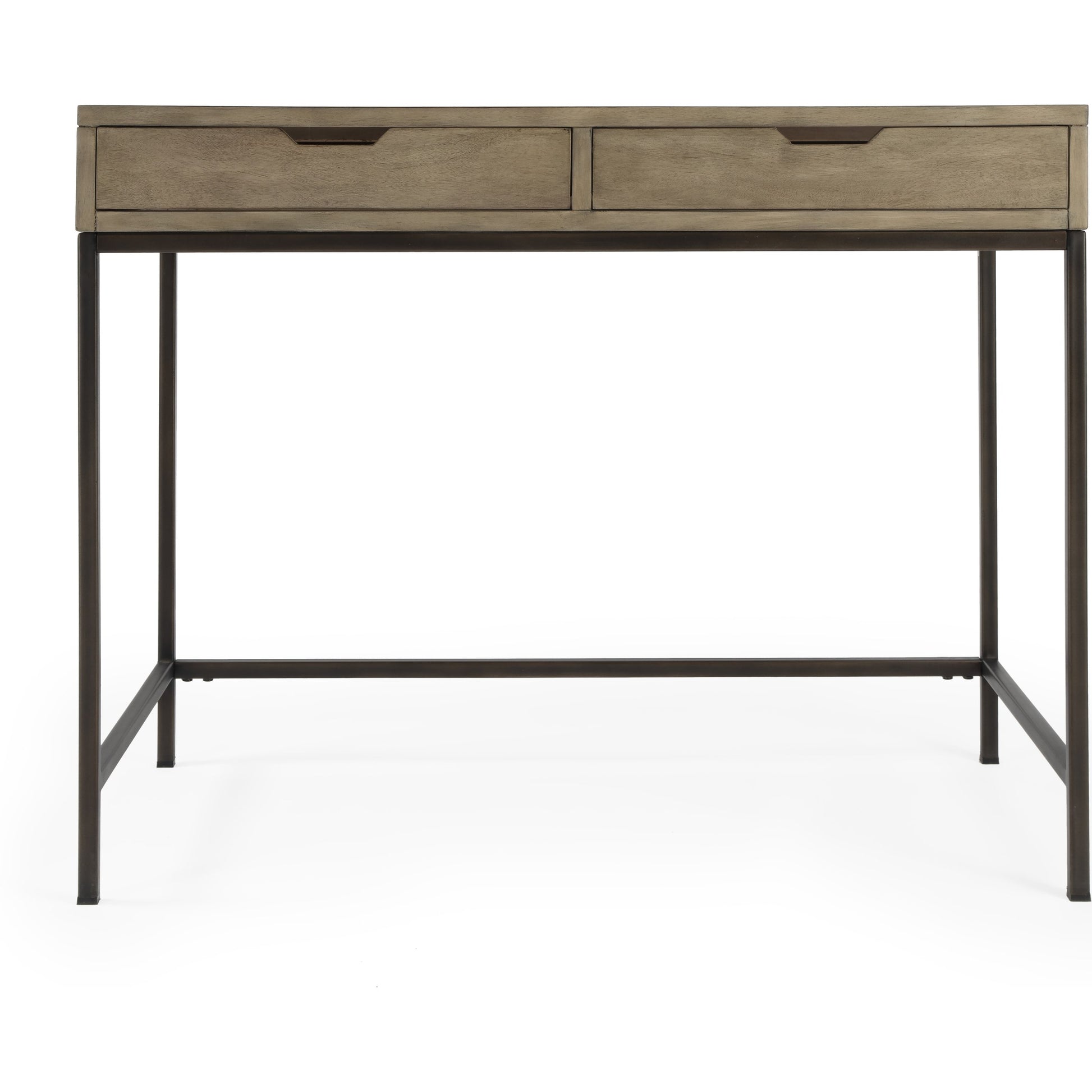 Belka Desk by Butler Specialty Company. Made from rubberwood, mahogany wood, iron in a modern style.