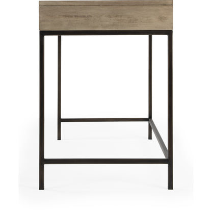 Belka Desk by Butler Specialty Company. Made from rubberwood, mahogany wood, iron in a modern style.