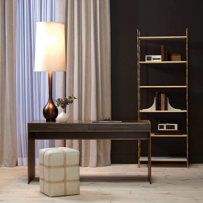 Belted Poof by Global Views. Made from mdf, meranti, leather in a modern style.