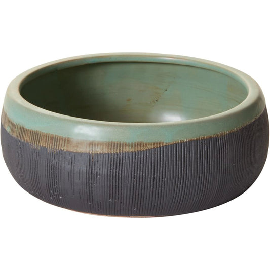 Lucena Bowl by Accent Decor in green. Made from ceramic in a modern style.