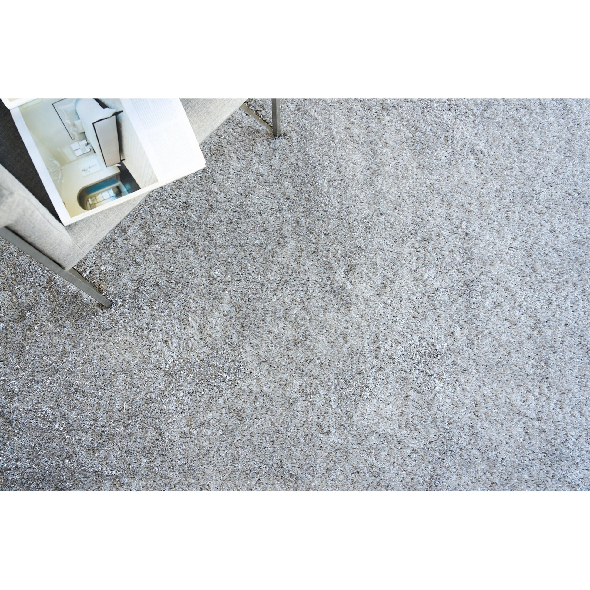 Luxe Shag Rug by Exquisite Rugs. Made from polyester, microfiber in a unique style.