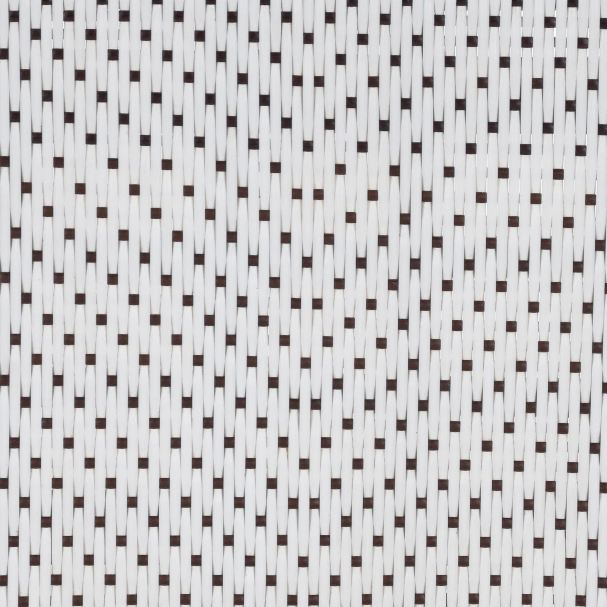 Marcella Rattan Bench by Butler Specialty Company in dark brown and black. Made from natural bamboo, polyethelene synthetic rattan weave in a coastal style.