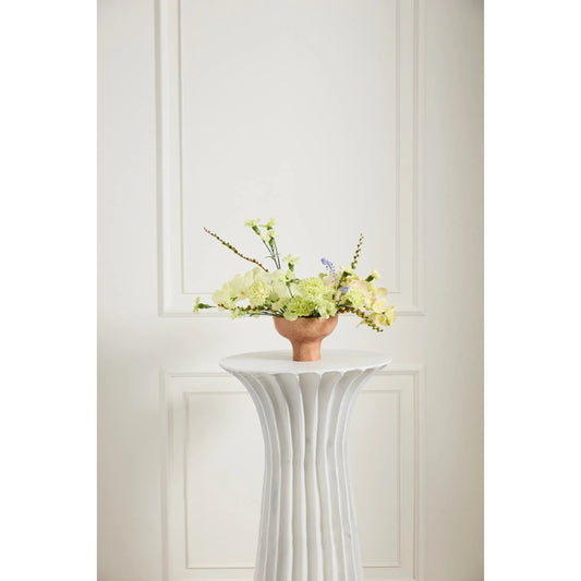 Cyrus Compote 2 (Set of 2) by Accent Decor in terracotta. Made from ceramic in a unique style.