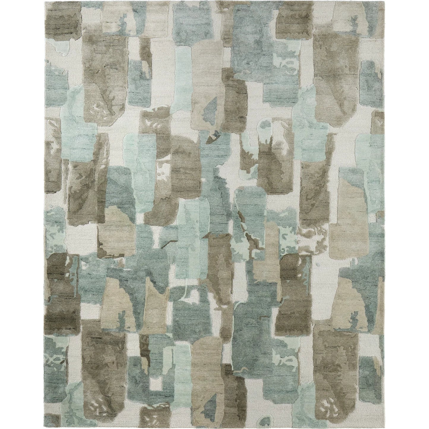 001 SI-2518398,SI-2518399,SI-2518400,SI-2518401,SI-2518402 | Primary Silo | Kendall KDL8A59F Rug by Feizy in green, brown, ivory. Made from viscose, wool in a unique style.