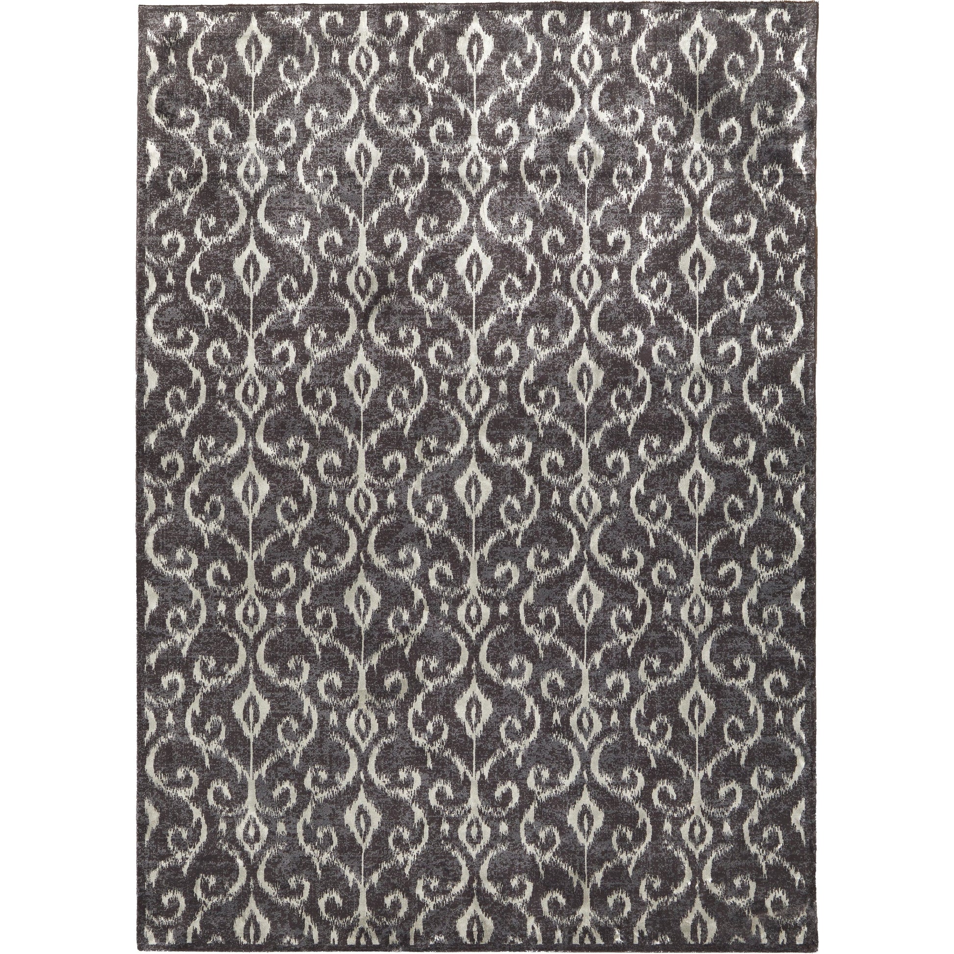 Azeri Transitional Damask Rug - 3842F by Feizy in gray, taupe, ivory. Made from wool, viscose in a unique style.