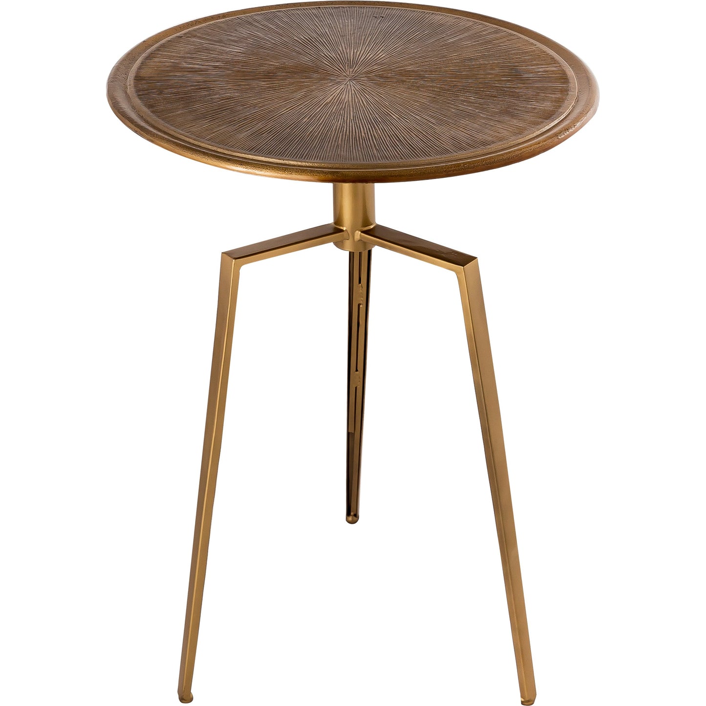 003 SI-1718096 | Additional Silo | Delos Side Table by Pasargad Home in aged brass. Made from metal in a eclectic & global style.