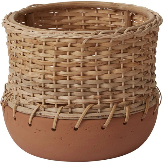 Catalonia Pot by Accent Decor in terracotta. Made from ceramic in a cottage & farmhouse style.