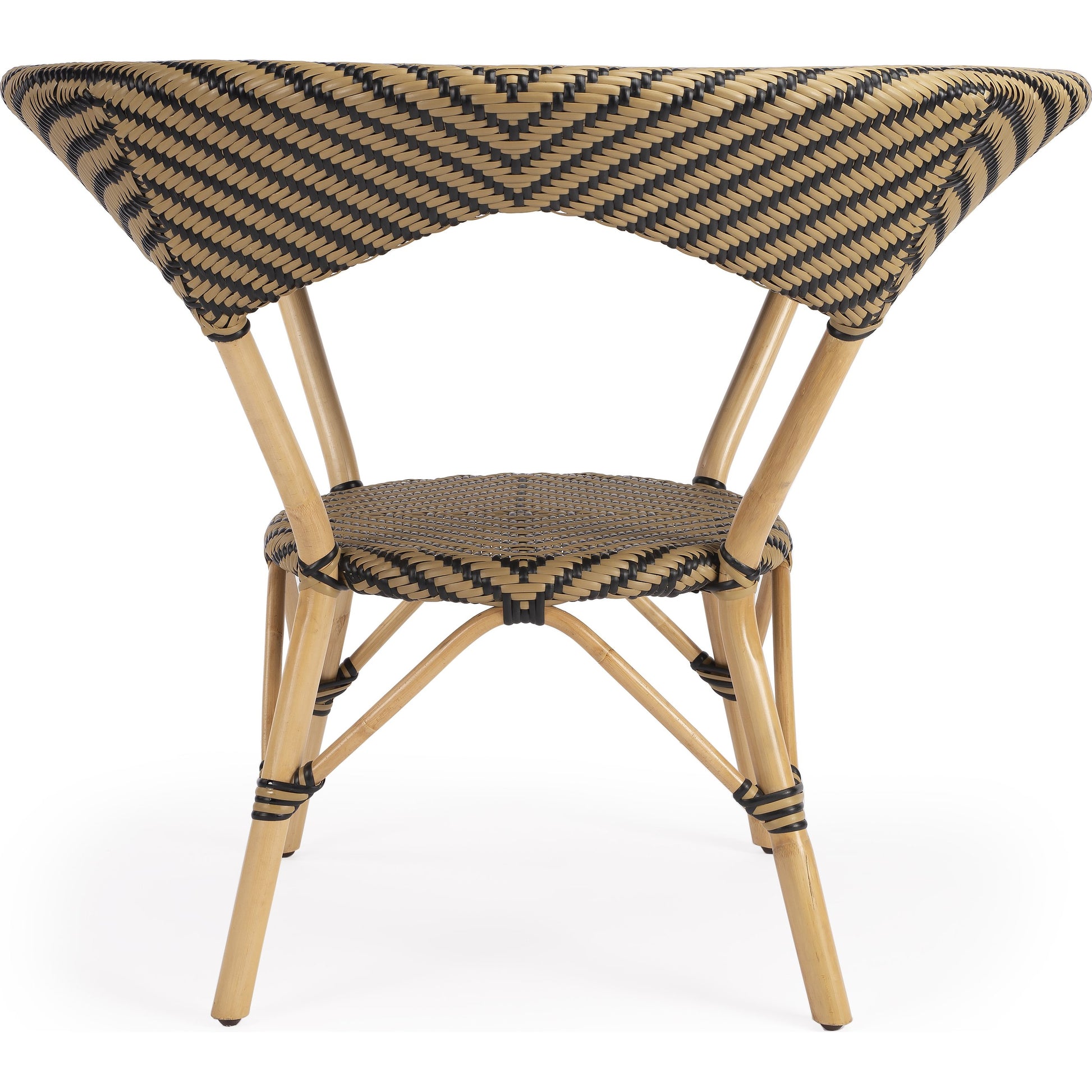 Ciel Dining Table by Butler Specialty Company in beige and beige diamond. Made from natural rattan, plastic pu in a coastal style.