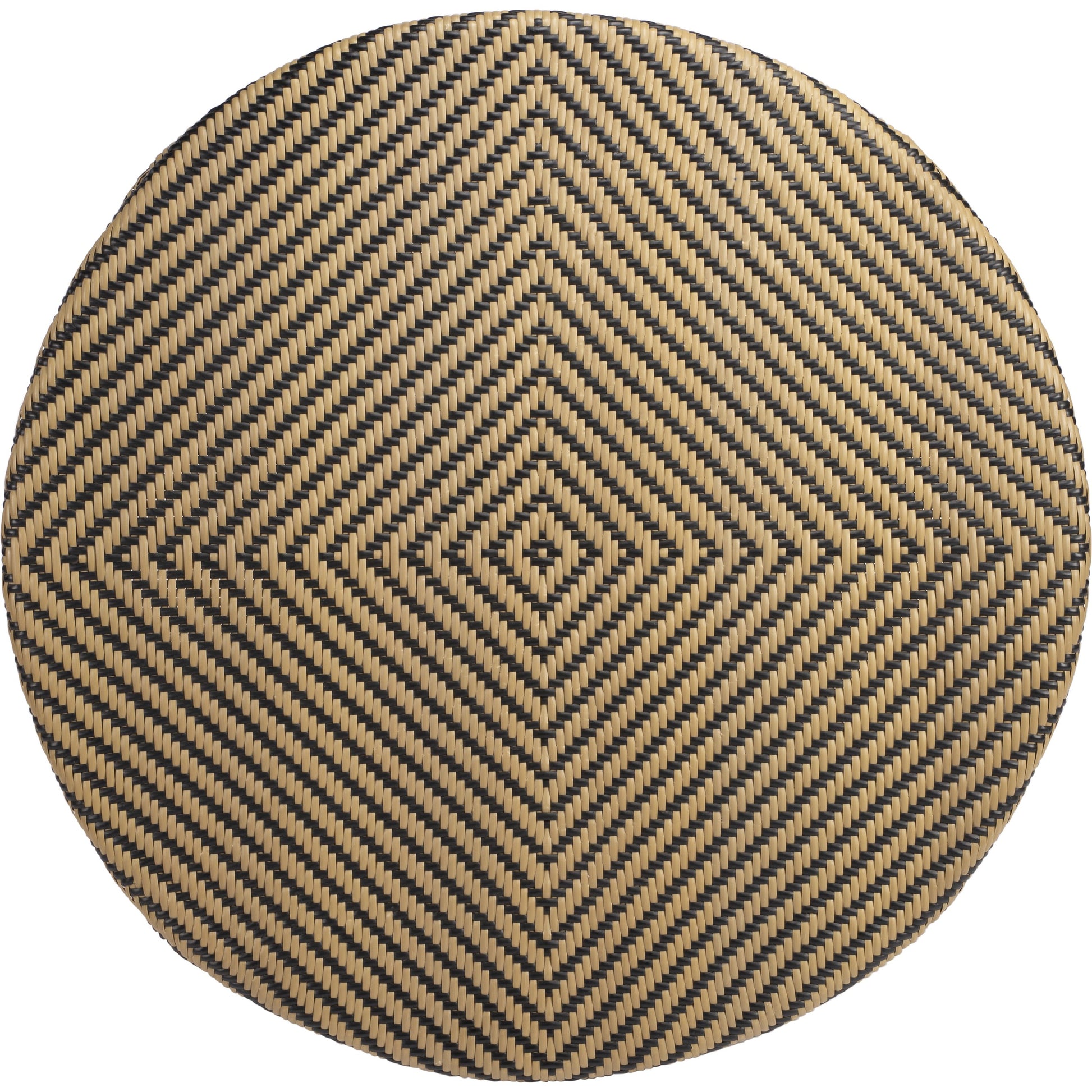 Ciel Dining Table by Butler Specialty Company in beige and beige diamond. Made from natural rattan, plastic pu in a coastal style.