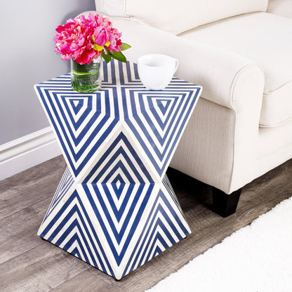 Anais End Table by Butler Specialty Company. Made from bone inlay, mdf, resin, mango wood in a eclectic & global style.