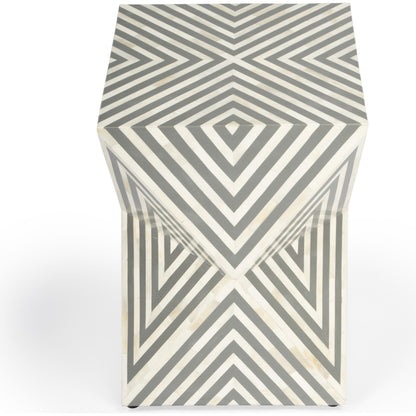 Anais End Table by Butler Specialty Company. Made from bone inlay, mdf, resin, mango wood in a eclectic & global style.