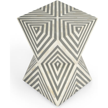 Anais End Table by Butler Specialty Company. Made from bone inlay, mdf, resin, mango wood in a eclectic & global style.
