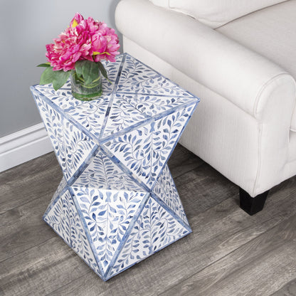 Anais End Table by Butler Specialty Company. Made from bone inlay, mdf, resin, mango wood in a eclectic & global style.