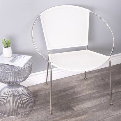 Milo Accent Chair by Butler Specialty Company in brown and brown leather. Made from leather goat, iron frame, urethane foam in a modern style.