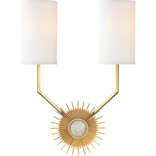 Borland Wall Sconce by Hudson Valley. Made from steel in a transitional style.